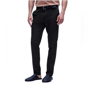 Lululemon Athletica Black Commission slim fit stretch dress pant size 30x32